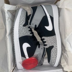 Black & Grey Air Jordan Mid SE